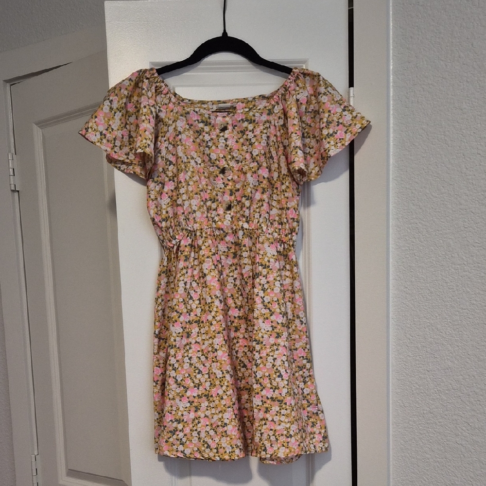 Floral Off-Shoulder Dress